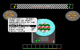 Pop Music Challenge atari screenshot